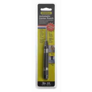 General Tools Hardened Steel Center Punch 89 