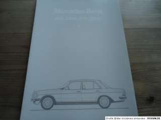 Mercedes 200 230 E 250 280 E W123 Prospekt brochure 1983  