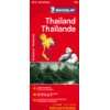 Michelin Thailand 1  1 370 000. Straßenkarte mit touristischen 