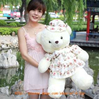 Cute Nice Plush Princess Pretty Teddy Bear Doll 35H  