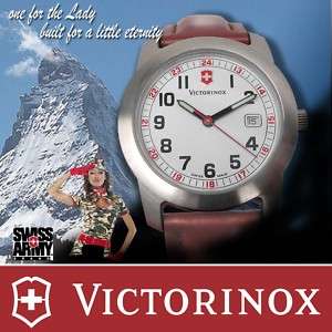 VICTORINOX SWISS ARMY, WOMEN FIELD 4.5730.4 LEATHERBAND with BOX and 