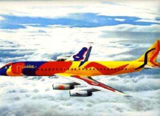 Braniff International DC 8 CALDER Poster Flying Colors  