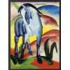 Franz Marc   Blaues Pferd I Poster Kunstdruck (80 x 60cm)  
