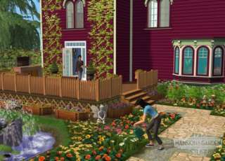Verschönere die Gärten deiner Sims mit Blumenbeeten, Sträuchern 