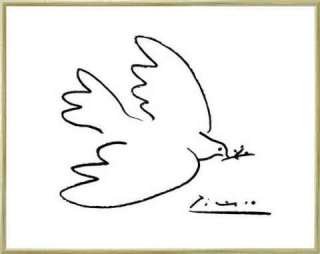 Kunstdruck Poster Pablo Picasso Friedenstaube  
