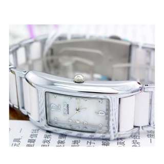 Hight Elegant!!!New Lady Women White Black Bracelet Wrist Watch Gift 