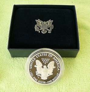 2011 W American Silver Eagle Proof Coin US Mint Box/COA PRISTINE 