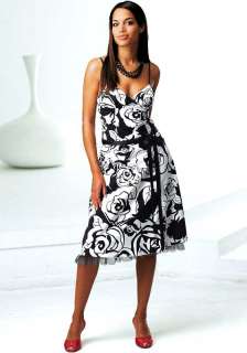 Laura Scott Kleid schwarz weiß Größe 34 NEU  