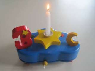 Geburtstag   Spieluhr Holz die Werkstatt Happy Birthday WIE NEU in 