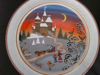 Jahreszeiten , Wandteller ,Bild , Keramik Schramberg in Nordrhein 