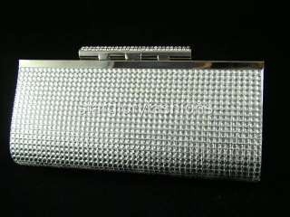 Crystals PU Wedding/Party Purse Clutch Prom 3 Colors  