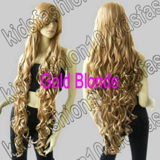 40 Inch Long  Hair Curly Cosplay Wig All Color  
