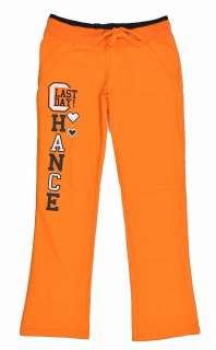 Miss Jeans Girls Orange & Black Stretch Pant Size 10 12 14 16 $24.99 