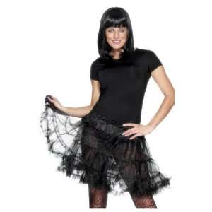 50er Jahre Petticoat Unterrock Kostüm Damen Schwarz  