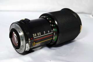 Nikon Vivitar 70 210mm f3.5 lens Non AI manual focus series 1 VMC 