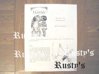 1960s Ideal KISSY doll Repair INSTRUCTIONS  