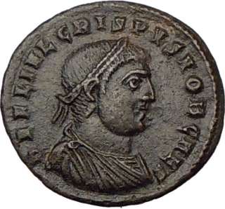 CRISPUS, Caesar, c.321AD.,Cyzicus. Bronze. Very Rare(R4 in RIC 