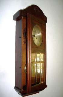 BEATIFUL ANTIQUE WALL CLOCK REGULATOR KIENZLE GERMANY 1900 TOP  