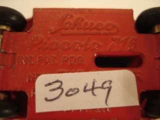 Vintage Issue Schuco Piccolo Red Fiat Spyder Diecast 1:90  