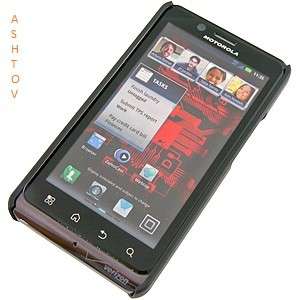 Superior Rubberized Hard Shell Case w/ Holster for Motorola DROID 