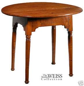 SWC A Maple Oval Tavern Table, New Hampshire, c.1780  