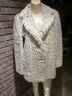 Womens Vintage 70s 80s Fux Fur Snow Leopard Plush Sh