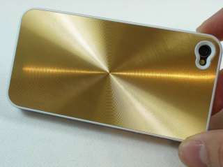 iPhone 4 Schutzhülle Case Cover Design Kreis Hülle Gold  