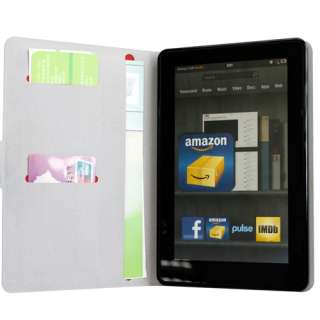  Kindle 3 Fire/ Keyboard eReader Tablet Green Leather Case Cover 