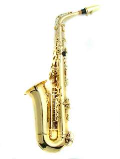 New Alto Saxophone, Hard Case, Sax and Music Stand Pack  