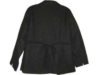   Womens black silk Cotton quilted jacket plus size XL1X 2X 3X  