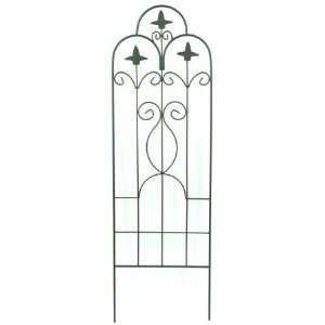 Commend Limited TR972 30 30 Inch Bronze Finial Wrought Iron Trellis