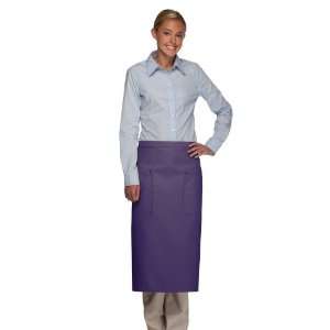 DayStar 122 Two Pocket Full Bistro Apron   Purple   Embroidery 