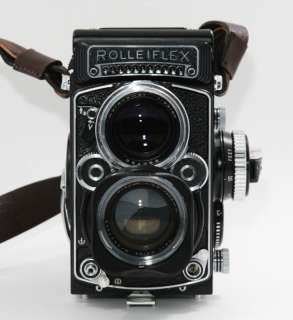   Rolleiflex 2.8F TLR , Carl Zeiss 80mm / 2.8 Planar Lens , Case 