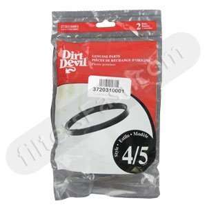  Dirt Devil Style 4/5 Vacuum Belts 2 Pack Appliances