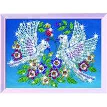   Sequin Art and Beads   Doves   0618   Great Craft Kit