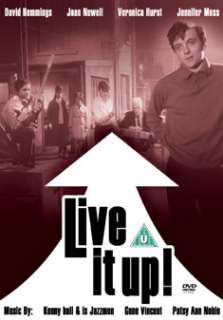 LIVE IT UP (1964) DVD MOVIE DAVID HEMMINGS NEW R2 PAL 5019322311898 