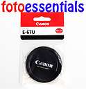 Genuine 67mm Canon E 67U Lens Cap NEW UK