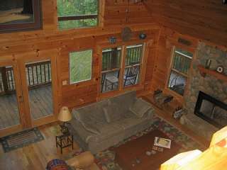 Blue Ridge Cabins on Blue Ridge Vacation Cabin Rental  Wood Log Cabin Lake Blue Ridge At