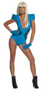 Lady Gaga Blue Swimsuit Adult Costume