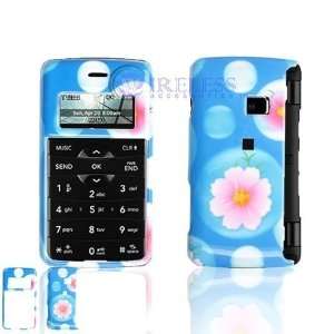 Cherry Blossoms Flowers Blue Design Snap On Cover Hard Case Cell Phone 