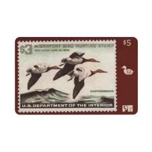 Collectible Phone Card Duck Hunting Permit Stamp Card #32 Void After 
