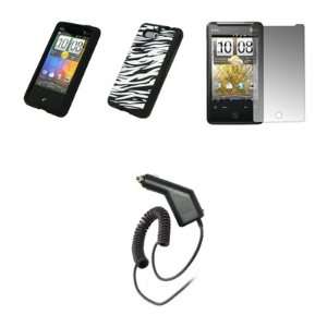   Case + Crystal Clear Screen Protector + Rapid Car Charger for HTC Aria