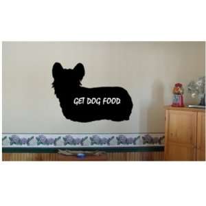   Chalkboard Wall Decal, Large Terrier 