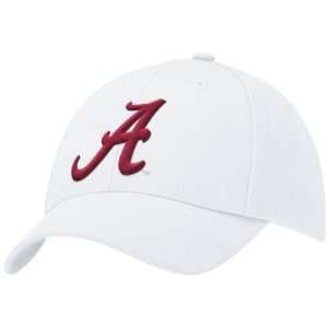 Nike Alabama Crimson Tide White Swoosh Flex Fit Hat  
