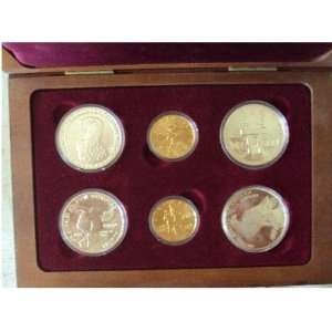    1983 1984 Olympic Gold Silver Commemorative Coins 