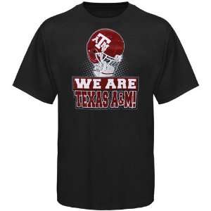  NCAA Texas A&M Aggies Black We Are T shirt Sports 