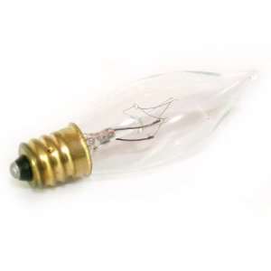 12V 15W Chandelier Light Bulb Flame Tip E12 12 Volts Incandescent Lamp 