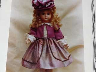 YESTERDAYS CHILDREN 13 14in Doll Dress Pattern 1800s  