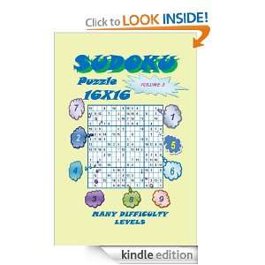 Sudoku Puzzle 16X16, Volume 3 YobiTech Consulting  Kindle 