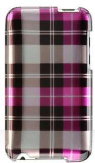 PINK PLAID COVER CASE FOR iPOD TOUCH 2nd 3rd GENERATION  